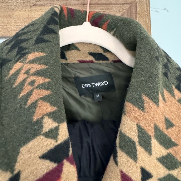 DRIFTWOOD super soft, Southwestern print peacoat. Great condition in size M. - Picture 2 of 7